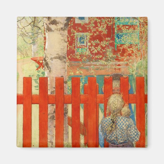 door de omheining magneet (Voorkant)