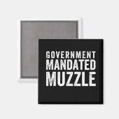 Door De Overheid Opgelegd Muilkorf Magneet (Voorkant / Achterkant)