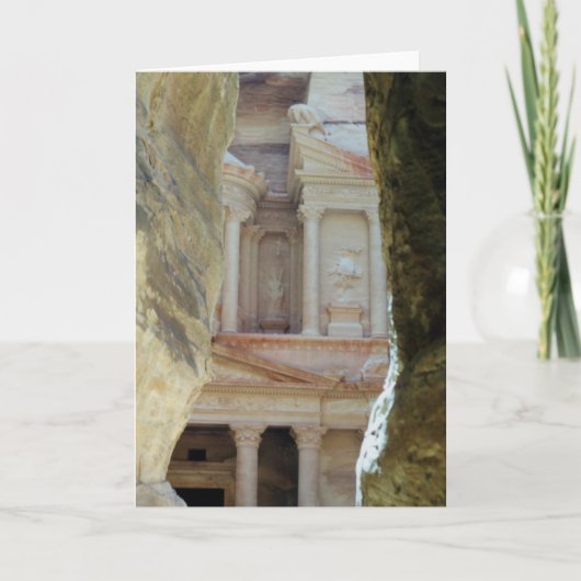 Door de Rotsen - Petra Kaart (Voorkant)