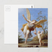 Door de Seashore Angel en het Kind Briefkaart (Voorkant / Achterkant)