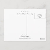 Door de Seashore Briefkaart (Achterkant)