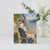 Door de Seashore Pierre-Auguste Renoir Briefkaart (Staand voorkant)