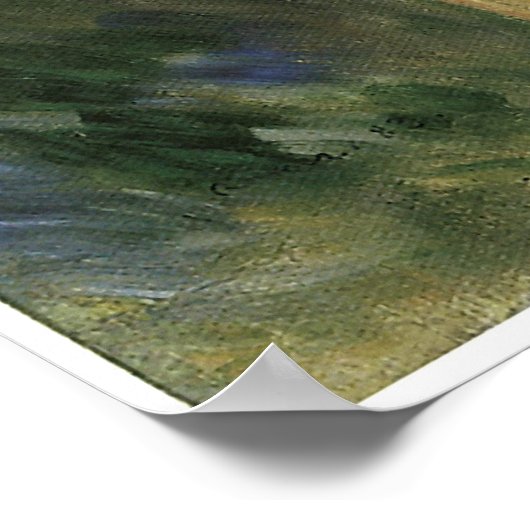 Door de Seashore, Pierre-Auguste Renoir Poster (Hoek)