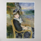 Door de Seashore, Pierre-Auguste Renoir Poster (Voorkant)