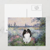 Door de Seine - Japanse Chin 3 Briefkaart (Voorkant / Achterkant)