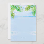 Door de Shore Bachelorette Party uitnodiging (Achterkant)