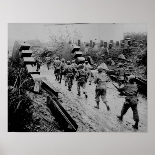 Door de Siegfried Line Poster (Voorkant)