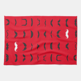 'door de sneeuw theedoek