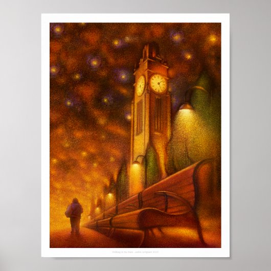 Door de sterren lopen poster (Voorkant)