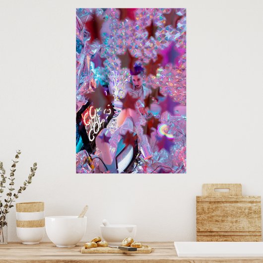 Door de sterren poster (Keuken)