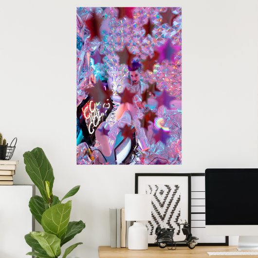 Door de sterren poster (Thuiskantoor)