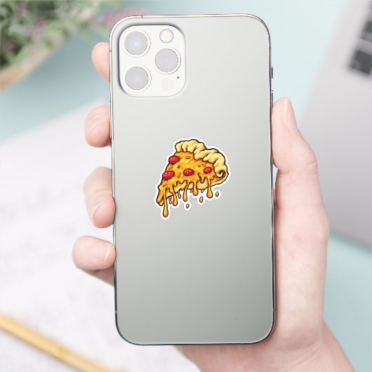 Door de Sticker Slice Pizza (Telefoon)