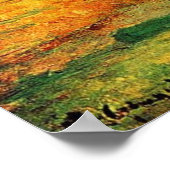 Door de Stream, herfst - Paul Gauguin - c1885 Poster (Hoek)