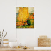 Door de Stream, herfst - Paul Gauguin - c1885 Poster (Keuken)
