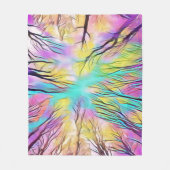 Door de Trees vleece Blanket Fleece Deken (Voorkant)