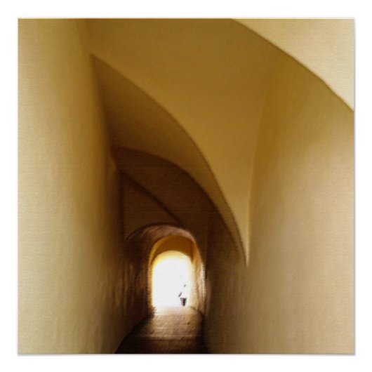 door de tunnel poster (Voorkant)