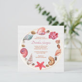 door de uitnodiging van de Bridal van het Zee (Staand voorkant)