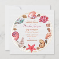 door de uitnodiging van de Bridal van het Zee