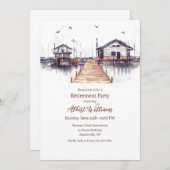 Door de uitnodiging van het dok (Voorkant / Achterkant)