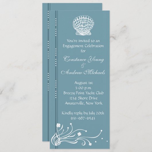 Door de uitnodiging van het Zee (Voorkant / Achterkant)