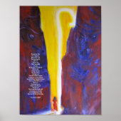 Door de vallei poster (Voorkant)