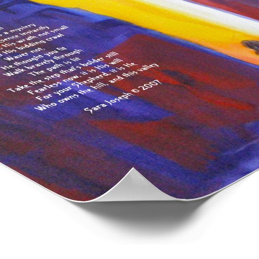 Door de vallei poster (Hoek)