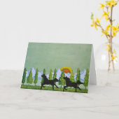 Door de velden kaart (Gele Bloem)