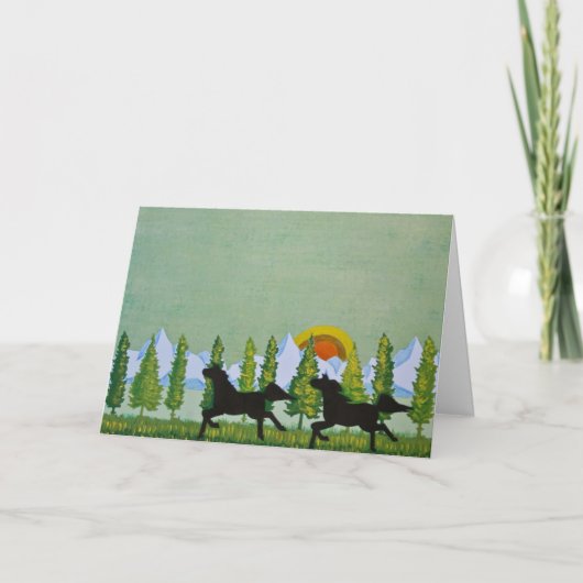 Door de velden kaart (Voorkant)