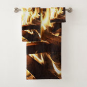 Door de vlammen bad handdoek (Insitu)