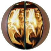 Door de vlammen basketbal (Verticaal)