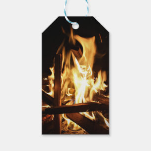 Door de Vlammen Cadeaulabel