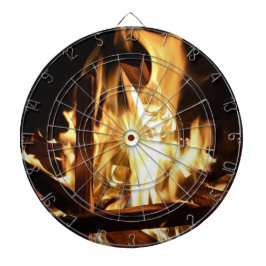 Door de vlammen dartbord