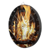 Door de vlammen dartbord (Voorkant Rechts)