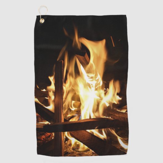 Door de vlammen golfhanddoek (Voorkant)