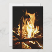 Door de vlammen kaart (Voorkant)