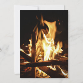 Door de vlammen kaart