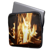 Door de vlammen laptop sleeve (Voorkant Links)