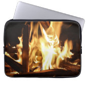 Door de vlammen laptop sleeve (Voorkant)