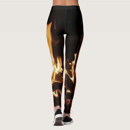 Door de vlammen leggings (Achterkant)