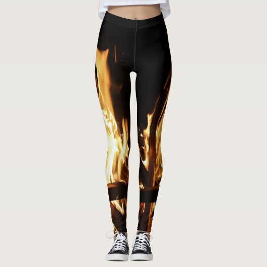 Door de vlammen leggings (Voorkant)