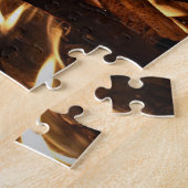 Door de Vlammen Legpuzzel (Zijkant)
