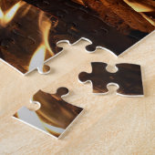 Door de vlammen legpuzzel (Zijkant)