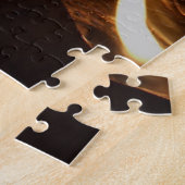 Door de vlammen legpuzzel (Zijkant)