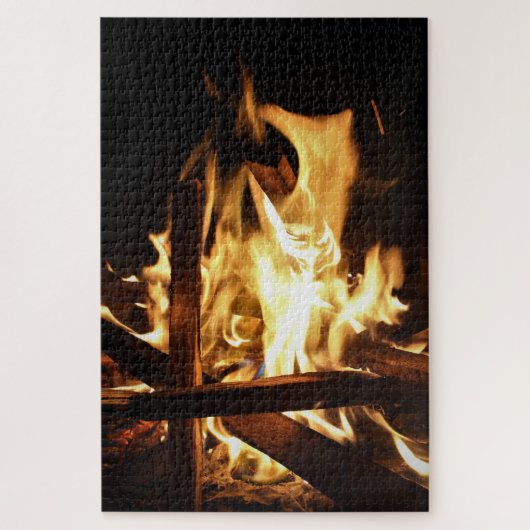 Door de vlammen legpuzzel (Verticaal)