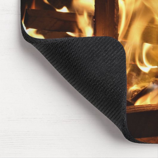 Door de vlammen muismat (Hoek)