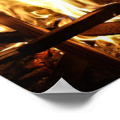 Door de vlammen poster (Hoek)