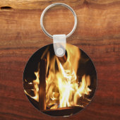 Door de Vlammen Sleutelhanger (Voorkant)