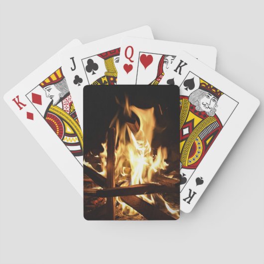 Door de Vlammen Speelkaarten (Achterkant)