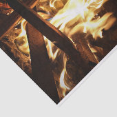 Door de vlammen tissuepapier (Detail)