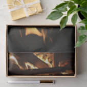 Door de vlammen tissuepapier (Geschenk)